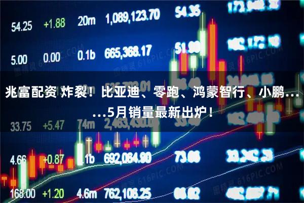 兆富配资 炸裂！比亚迪、零跑、鸿蒙智行、小鹏……5月销量最新出炉！